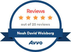 Reviews | 5-stars out of 25 reviews | Noah David Weisberg | Avvo